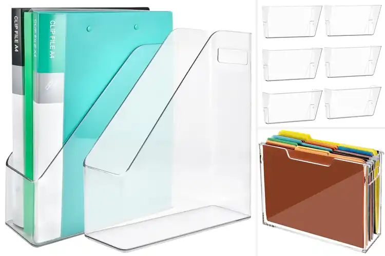 Detailed view of Best Acrylic File Holders for a Neat, Stylish Desk
