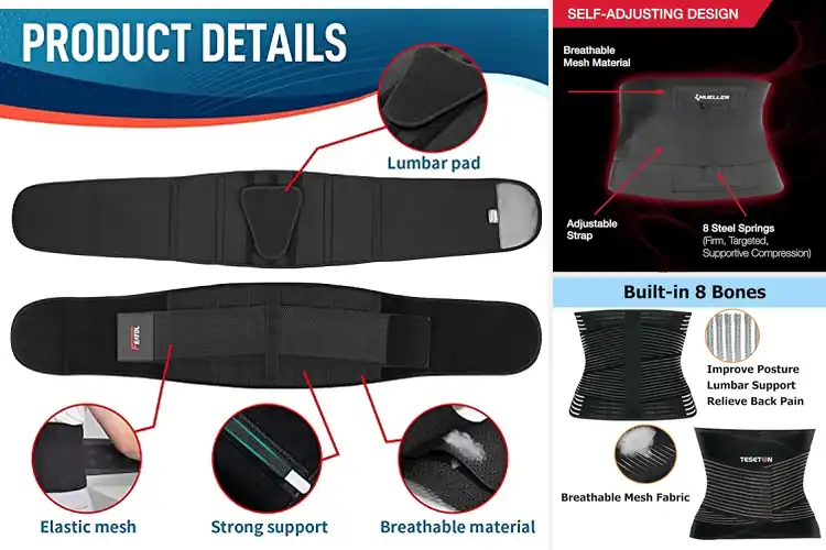 Detailed view of Best Back Braces for Workout: Top Support Picks
