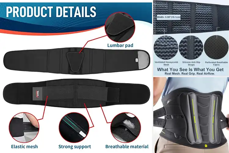 Detailed view of Best Breathable Back Braces: Cool Comfort All-Day Support