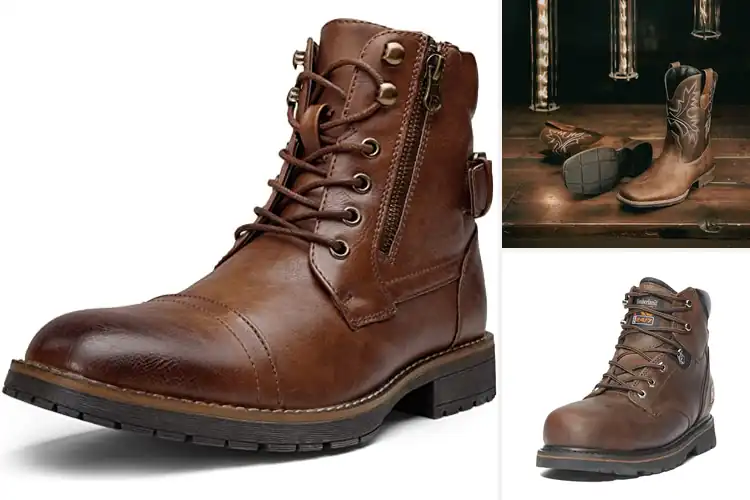 Detailed view of Best Brown Boots For Men