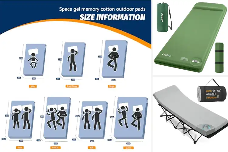 Detailed view of Best Camping Foam Beds