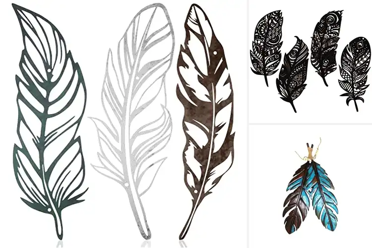 Detailed view of Best Feather Wall Hangings: Top Picks to Elevate Your Decor