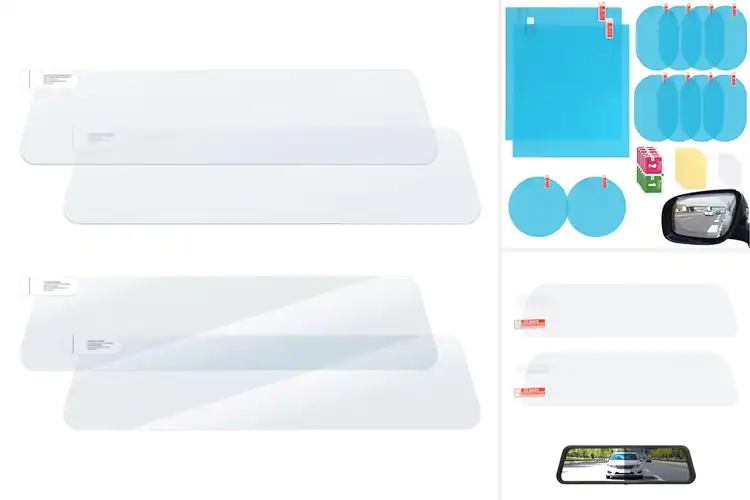 Detailed view of Best HD Mirror Films for Crystal-Clear Driving Clarity