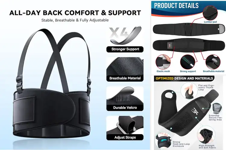 Detailed view of Best Heavy Lifting Braces