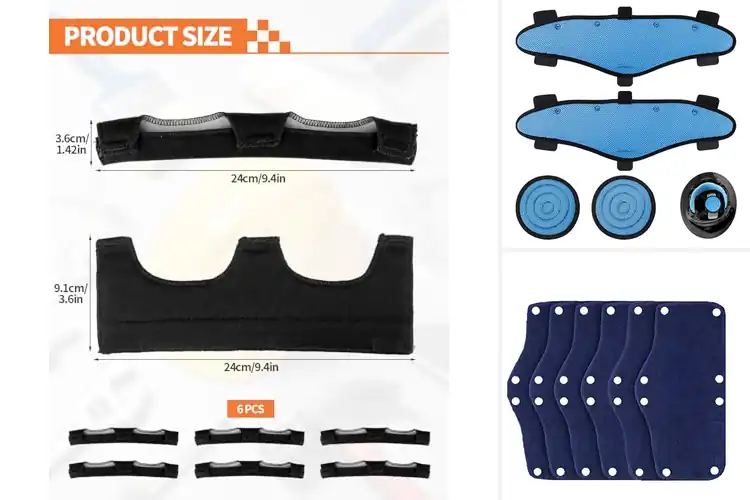 Detailed view of Best Helmet Liner Sweatbands
