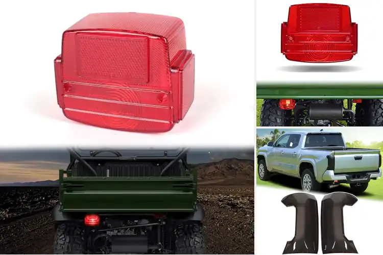 Detailed view of Best High Transmittance Tail Light Covers