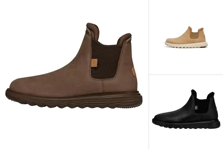 Detailed view of Best Men’s Craft Leather Boots