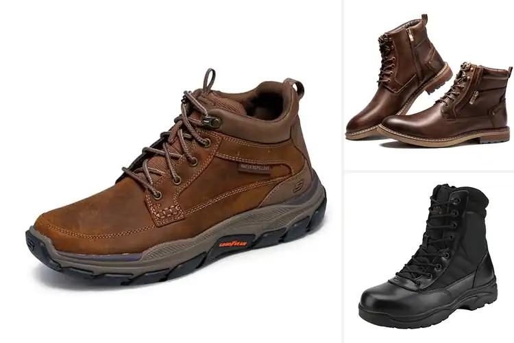Detailed view of Best Men’s Leather Boots: Step Up with Confidence & Comfort