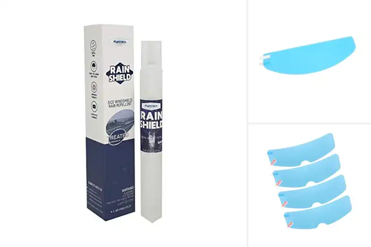 Detailed view of Best Nano Rain Shields: Clear Vision for Safer Rides