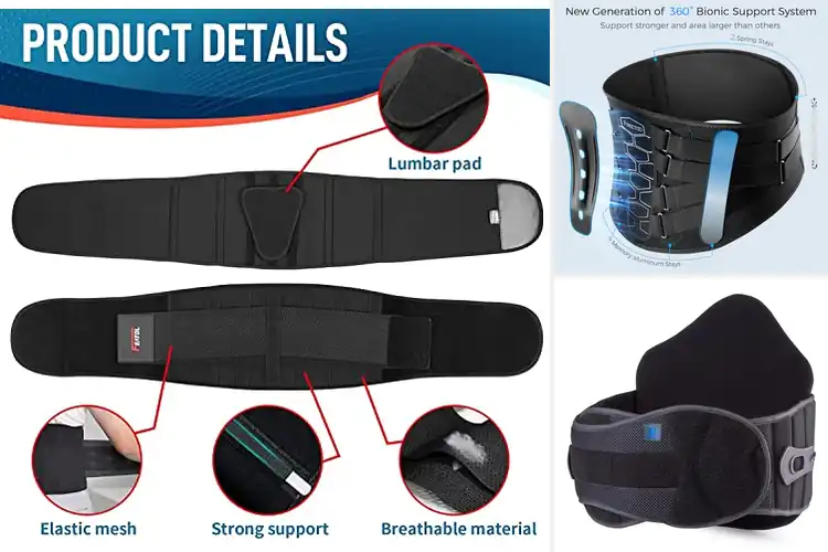 Detailed view of Best Pain Relief Braces for Herniated Discs