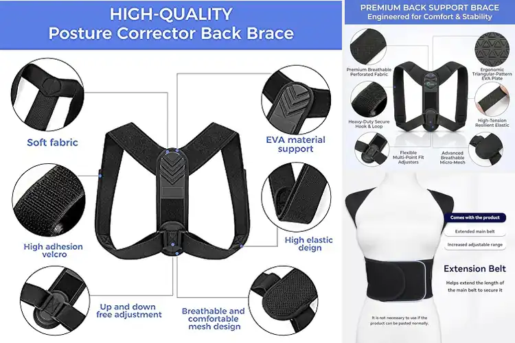Detailed view of Best Posture Correctors for Instant Relief & Comfort