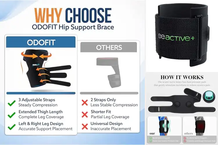 Detailed view of Best Sciatica Braces