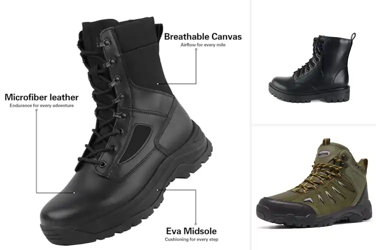 Detailed view of Best Synthetic Sole Boots for Everyday Comfort & Durability