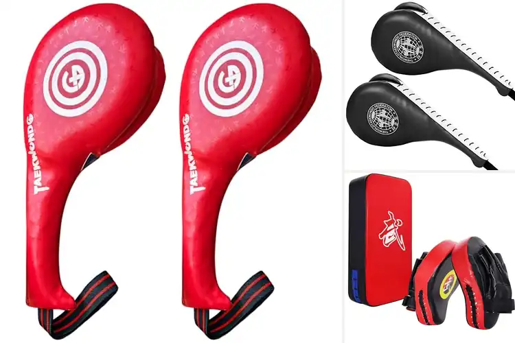 Detailed view of Best TKD Sparring Kick Pads